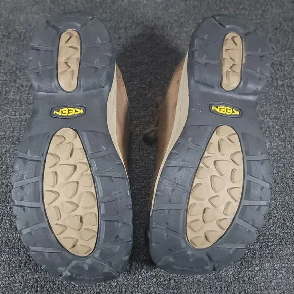 Keen Briggs Womens 9.5  Hiking Shoes Cascade Brown Leather Lace Up Walking - Picture 7 of 9